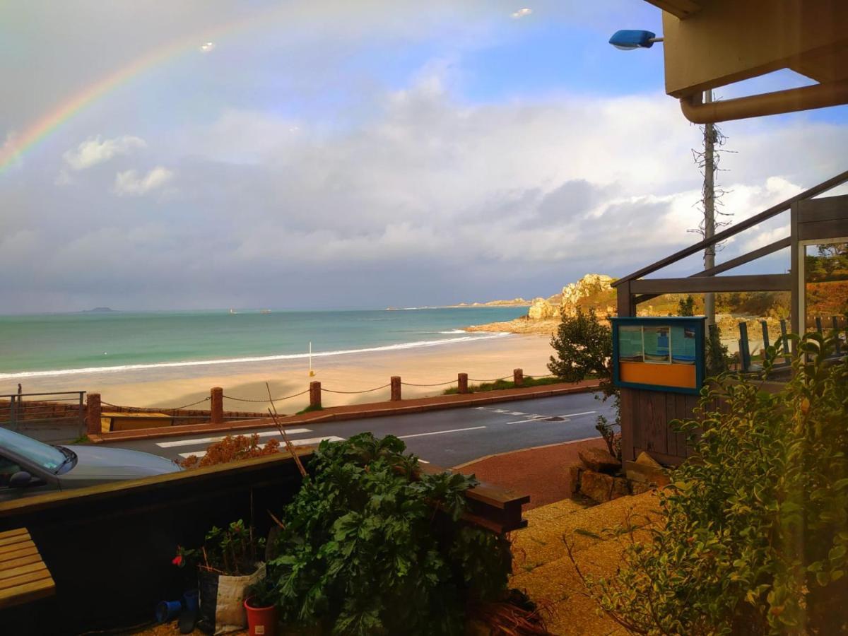 Appartement Vue Mer, Rdc, Plage De Trestrignel Perros-Guirec Zewnętrze zdjęcie