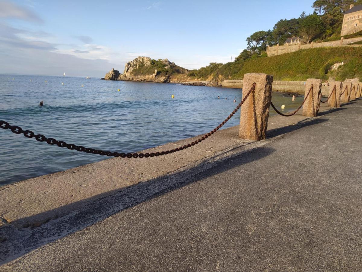 Appartement Vue Mer, Rdc, Plage De Trestrignel Perros-Guirec Zewnętrze zdjęcie