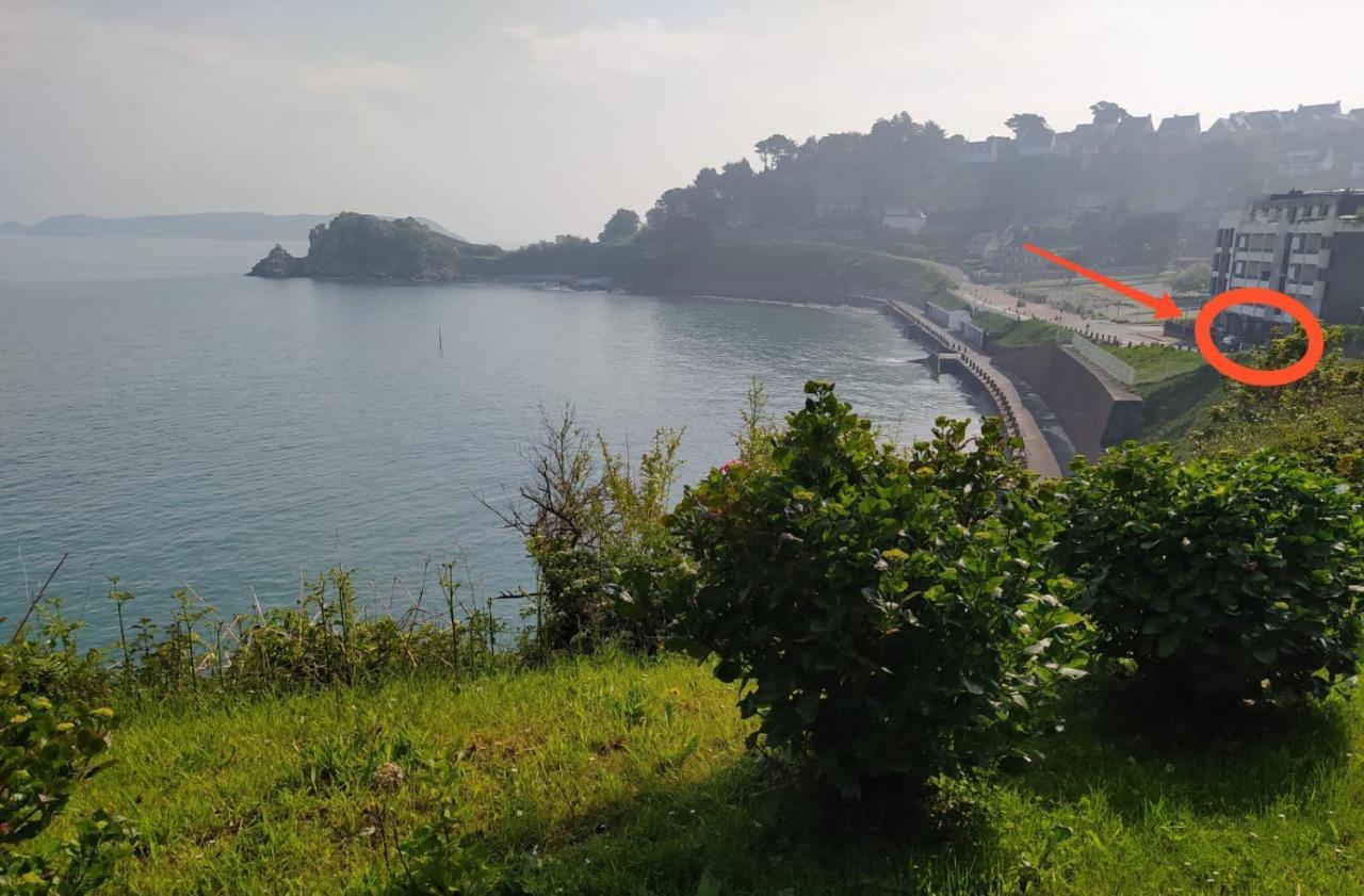 Appartement Vue Mer, Rdc, Plage De Trestrignel Perros-Guirec Zewnętrze zdjęcie